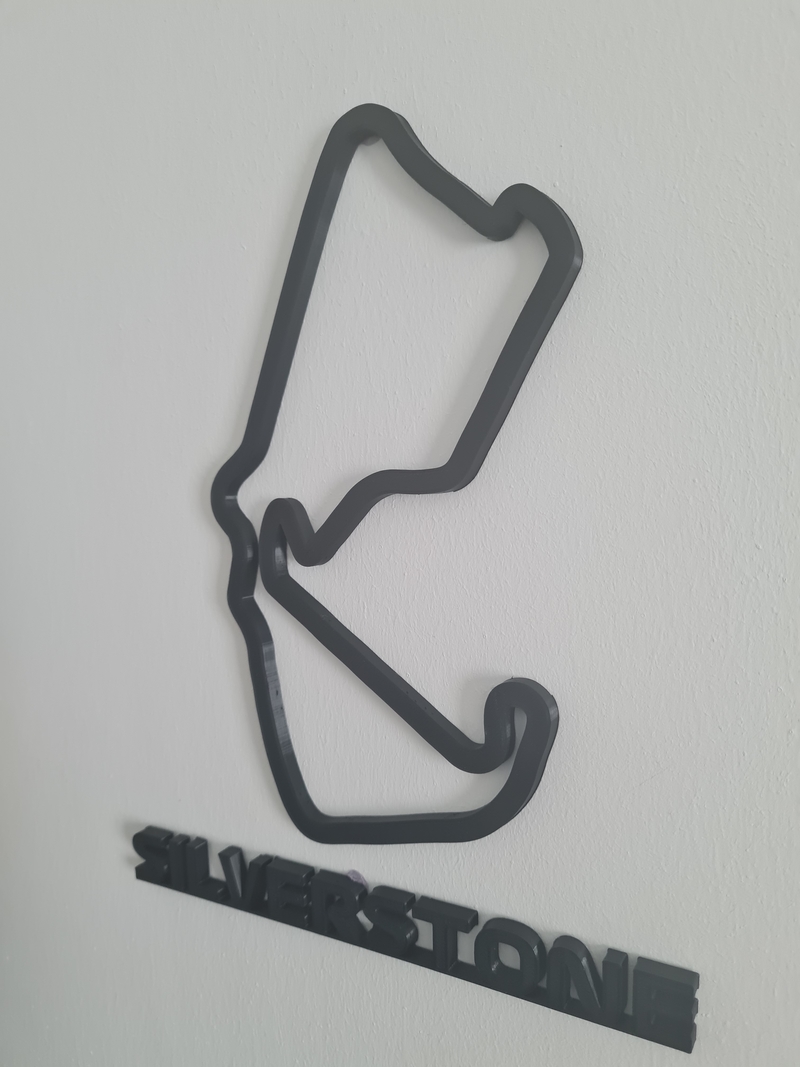 Formula 1 Silverstone Track Wall Art