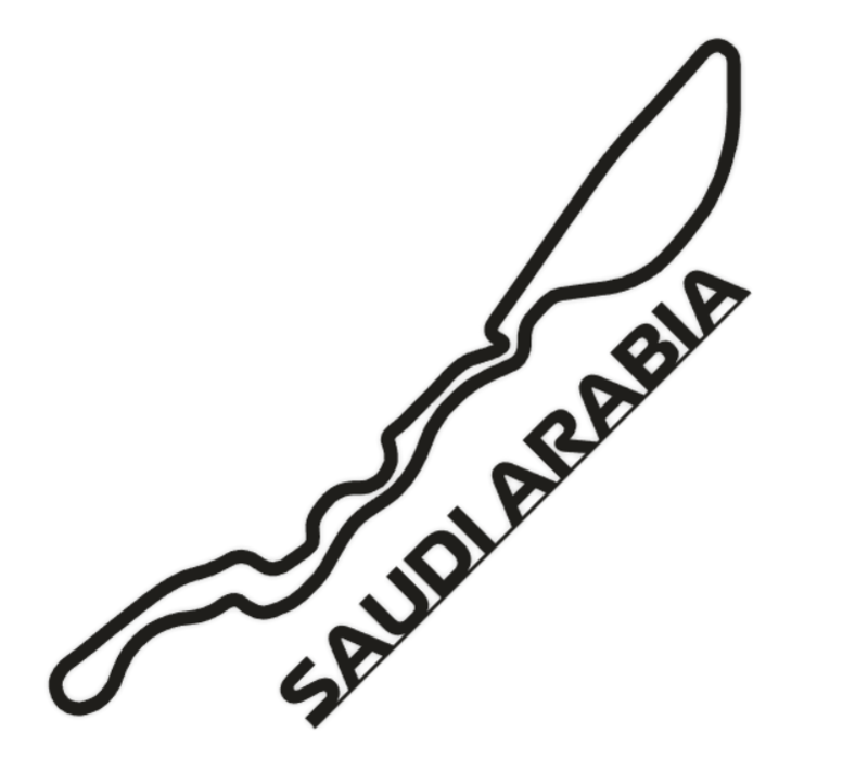 Formula 1 Saudi Arabia Track Wall Art