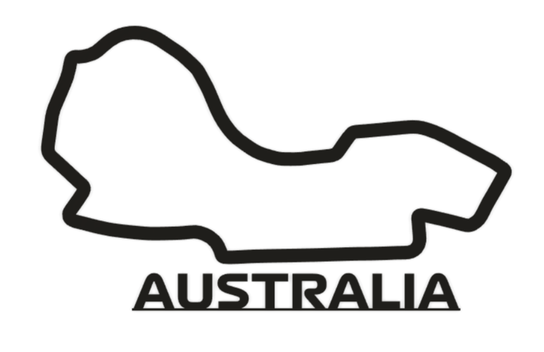 Formula 1 Australia Track Wall Art 3D Print 477916