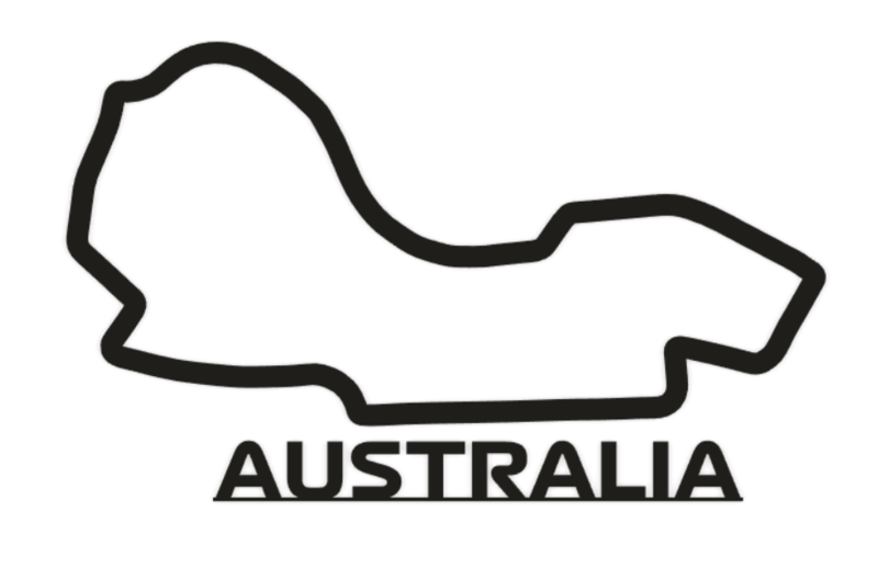 Formula 1 Australia Track Wall Art