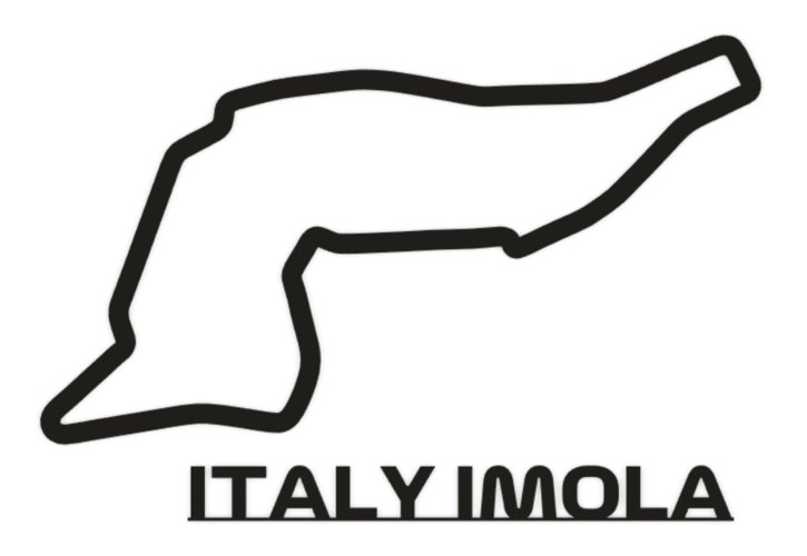 Formula 1 Italy Imola Track Wall Art 3D Print 477917