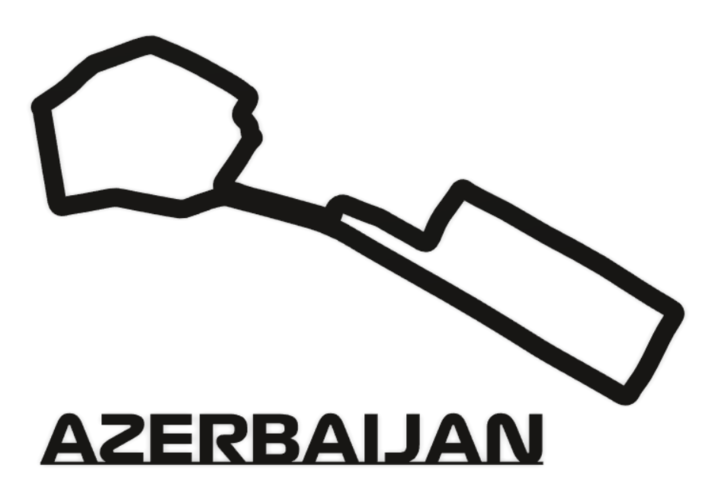 Formula 1 Azerbaijan Track Wall Art 3D Print 477920