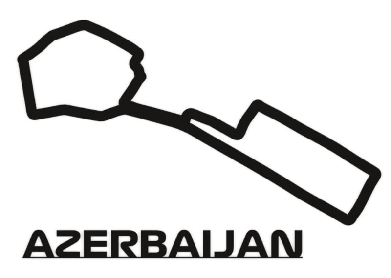 Formula 1 Azerbaijan Track Wall Art