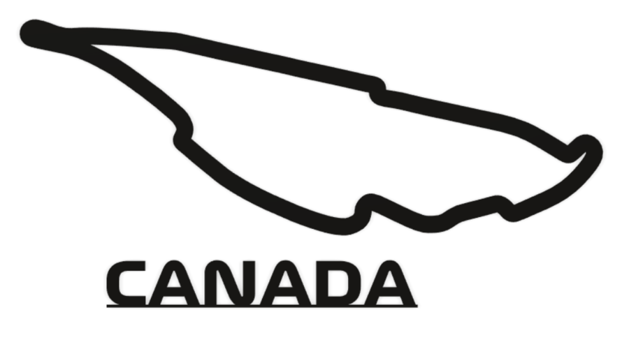 Formula 1 Canada Track Wall Art 3D Print 477922
