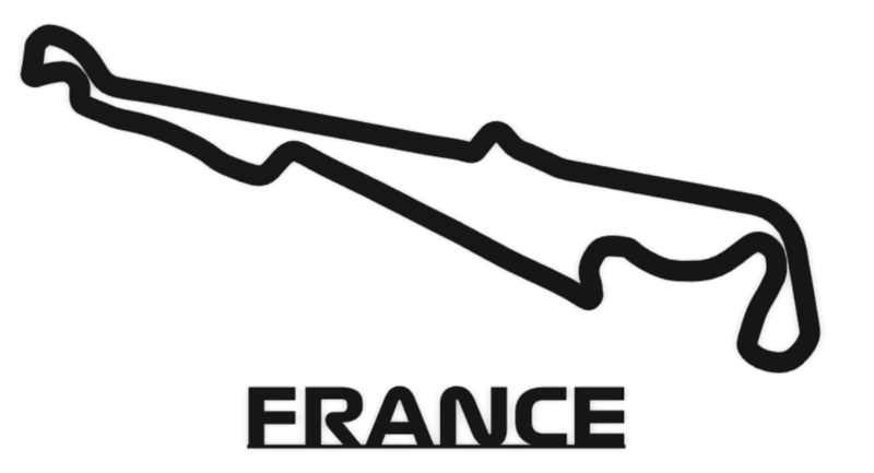 Formula 1 France Track Wall Art