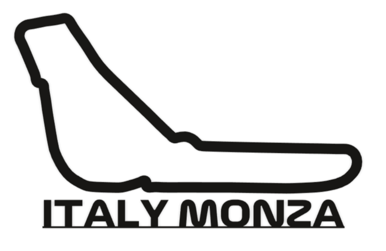 Formula 1 Italy Monza Track Wall Art 3D Print 477928