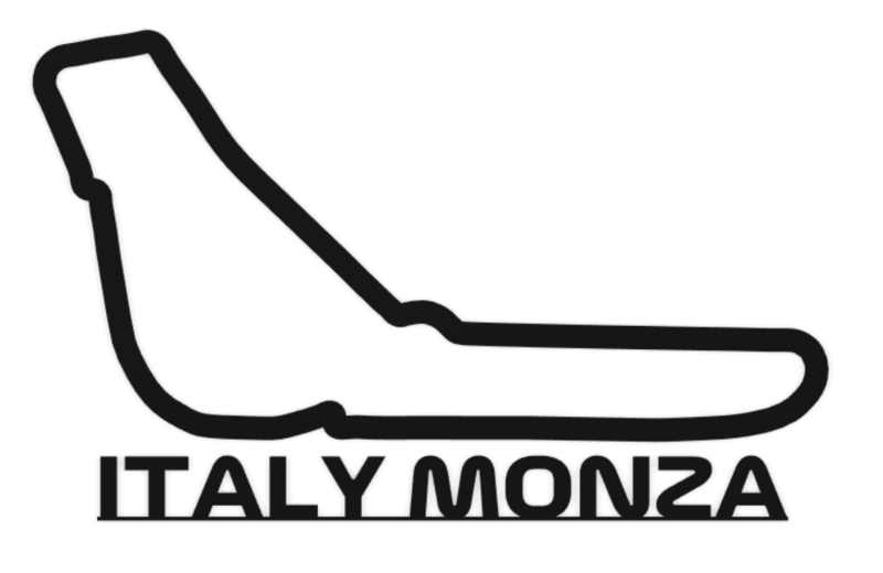Formula 1 Italy Monza Track Wall Art