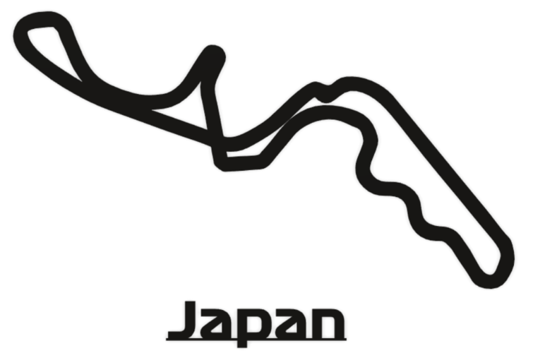 Formula 1 Japan Track Wall Art 3D Print 477930