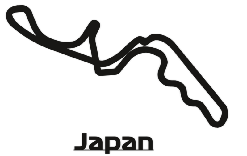 Formula 1 Japan Track Wall Art
