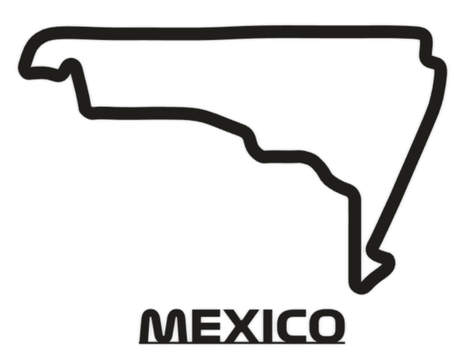 Formula 1 Mexico Track Wall Art 3D Print 477932