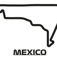 Small Formula 1 Mexico Track Wall Art 3D Printing 477932