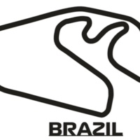 Small Formula 1 brazil Track Wall Art 3D Printing 477933