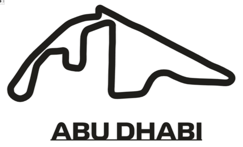 Formula 1 Abu Dhabi Track Wall Art
