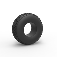 Diecast low pressure tire 3 Scale 1 to 25 - Thumbnail 1