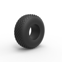 Diecast low pressure tire 3 Scale 1 to 25 - Thumbnail 2