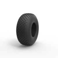 Diecast low pressure tire 3 Scale 1 to 25 - Thumbnail 3
