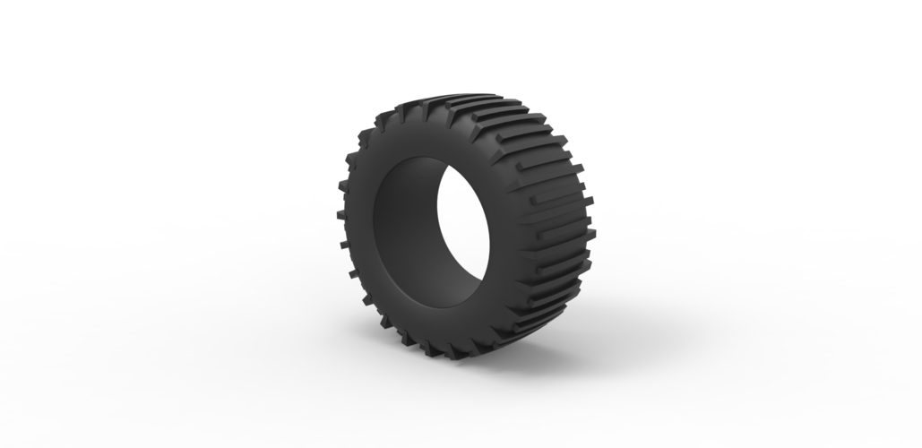 Diecast Trom 20 tire Scale 1 to 25 3D Print 477948