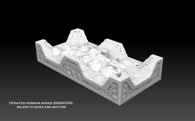 Drakborgen 3D Tiles Dragon Hoard 3D Print 477991