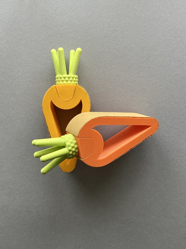 The carrot sanding block design