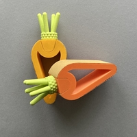 Small The carrot sanding block design 3D Printing 477999