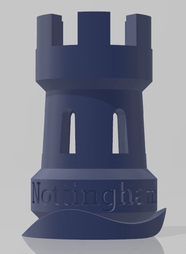 University of Nottingham Logo Tower 3D Print 478023