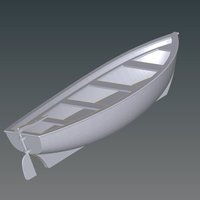 Small Row Boat by Wesvh _ free download 3D Printing 47808
