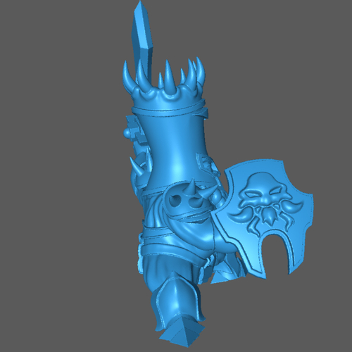 Chaos Dwarf Unit Leader 3D Print 478098