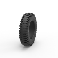 Diecast military tire 7 Scale 1 to 10 - Thumbnail 3