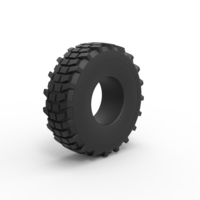 Diecast military truck tire 5 Scale 1 to 25 - Thumbnail 2