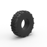 Diecast military truck tire 6 Scale 1 to 25 - Thumbnail 2