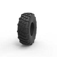 Diecast military truck tire 6 Scale 1 to 25 - Thumbnail 3