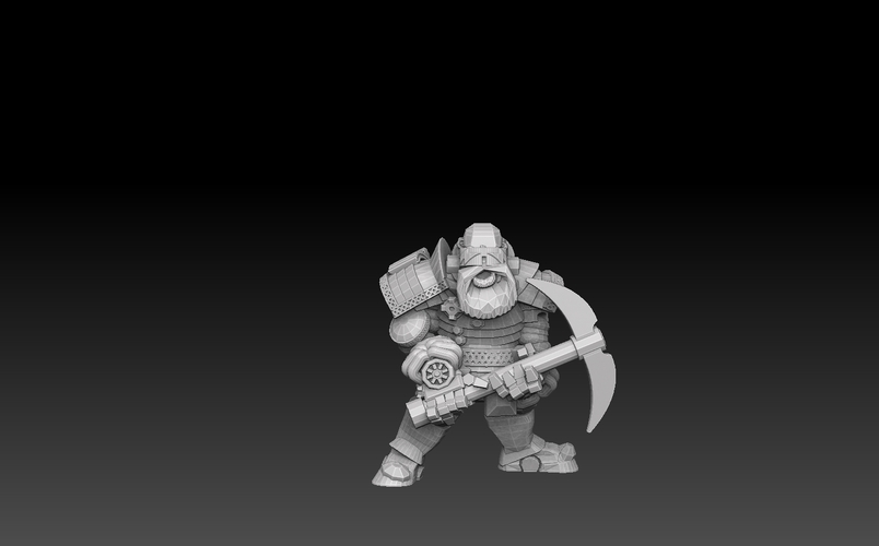 Space Dwarf Extractors Megapack 3D Print 478152