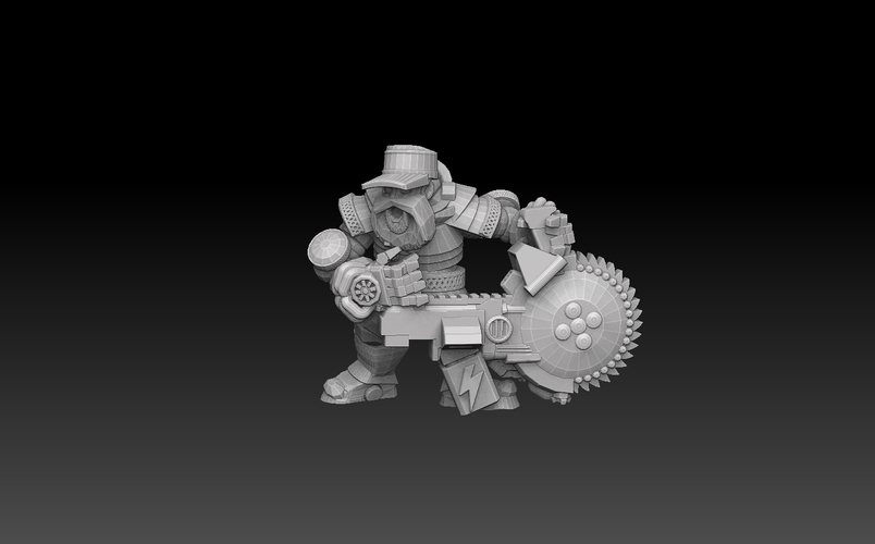 Space Dwarf Extractors Megapack 3D Print 478156