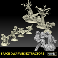 Small Space Dwarf Extractors Megapack 3D Printing 478158