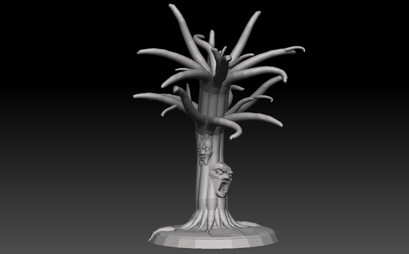 Base Megapack Forest Of The Dead 3D Print 478159