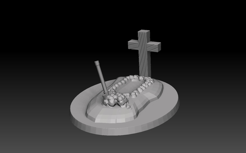 Base Megapack Forest Of The Dead 3D Print 478162