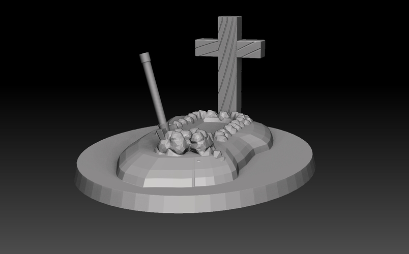 Base Megapack Forest Of The Dead 3D Print 478163