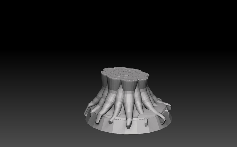 Base Megapack Forest Of The Dead 3D Print 478164