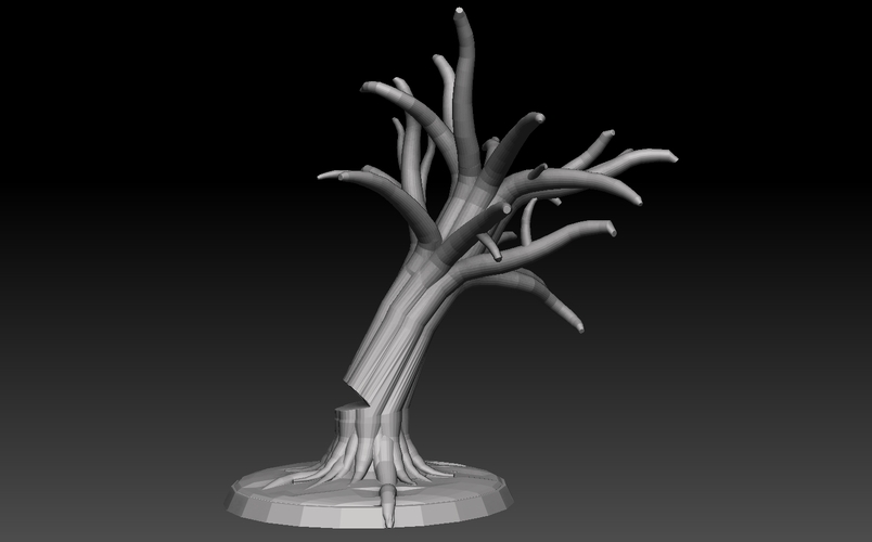 Base Megapack Forest Of The Dead 3D Print 478169