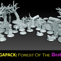 Small Base Megapack Forest Of The Dead 3D Printing 478179