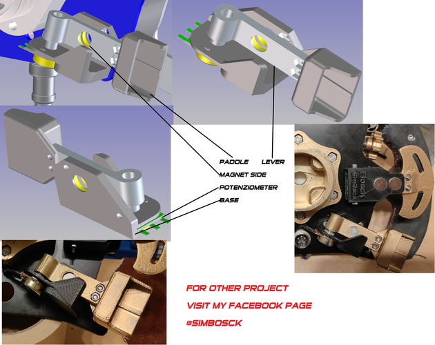 CLUTCH PADDLE 3D Print 478207