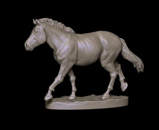 Horse 1-6 scale ready to 3D print - STL 3D print model 3D Print 478211