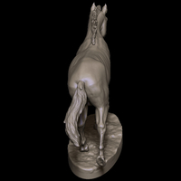 Horse 1-6 scale ready to 3D print - STL 3D print model - Thumbnail 4