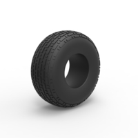 Diecast low pressure tire 5 Scale 1 to 25 - Thumbnail 2