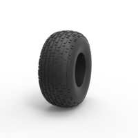Diecast low pressure tire 5 Scale 1 to 25 - Thumbnail 3