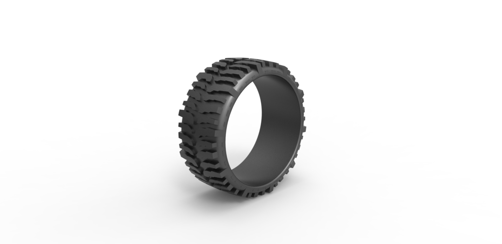 Super Swamper Bogger tire Ring 3D Print 478269