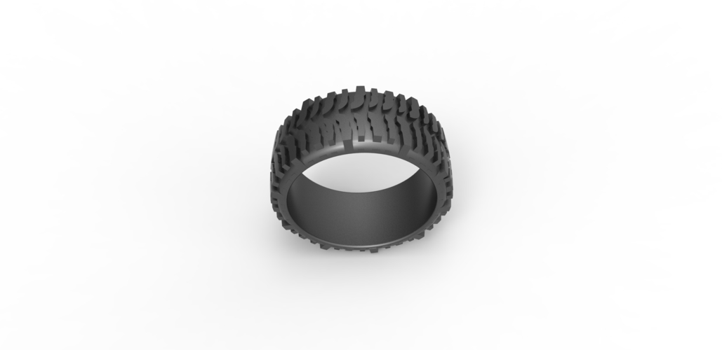 Super Swamper Bogger tire Ring 3D Print 478273