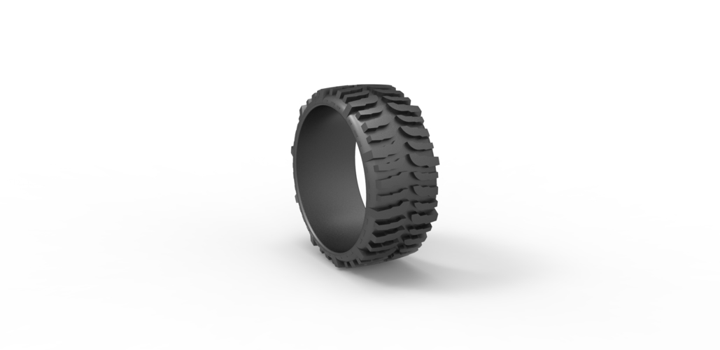 Super Swamper Bogger tire Ring 3D Print 478275