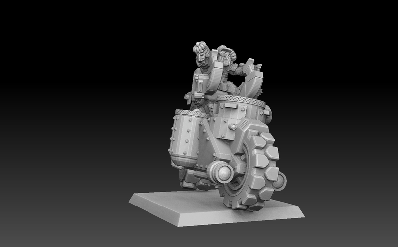 Dwarf Panzer Bike 3D Print 478289