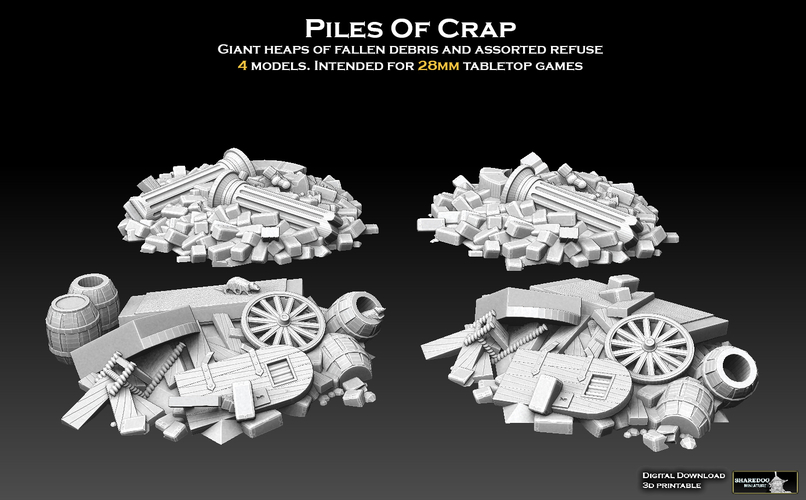 Piles Of Crap 3D Print 478339